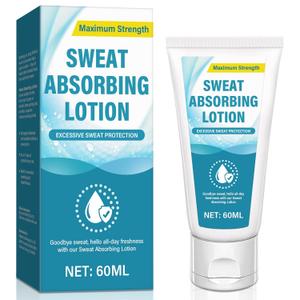 Antiperspirant, Sweat Absorbing Lotion-Fast-Absorbing, Quick-Dry, Suitable for People With Sweaty, Oily Skin, 2.03 Fl.Oz