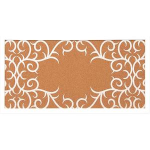 gasaré, Extra Thick, Cork Board for Walls, Bulletin Board, Pin Board, Decorative, Solid Frame, Install Horizontal or Vertical, for Home and Office, Push Pins Included, 23 x 13 Inches, White