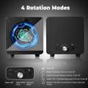 Single Watch Winder Ultra Quiet 0dB Automatic Watch Winder for Rolex Omega, Aluminum Case with Blue LED Light,Self Winding Watch Box for Men