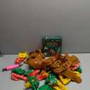 Christmas Games Decorations, Inflatable Reindeer Antler Ring Toss Game, Stocking Stuffers for Men Women Kids Teens Adults, Christmas Party Games Fun Xmas Gifts Carnival Holiday Family (Brown-4 Pack)