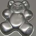 Bear Shape Cake Pan, Kids 3D Birthday Cake Pan, Aluminum Alloy Cake Molds Nonstick Baking Tools