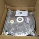 JANZ 20'' Pressure Washer Surface Cleaner with 4 Wheels, Stainless Steel Housing, 1/4" Quick Plug, 2 Extension Wands, 2 Replacement Nozzles and 3 Spray Nozzles, 4000 PSI