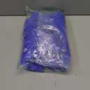 Fynite Royal Blue Organza Fabric by The Yard | 1 Yard Long | 44" Wide | Bridal Soft Sheer Organza Tulle for DIY Wedding Dress Fashion Craft Decorations