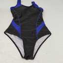 Miccina Women Swimsuit Black - Blue XS