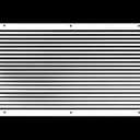 HVAC Premium 24" X 18" Aluminum Return Grille - Easy Air Flow - Linear Bar Grilles [Outer Dimensions: 25.875 X 19.875]