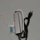 30W 12 Volt LED Power Supply, Waterproof IP67 LED Driver, 110V AC to 12V DC Converter, LED Transformer Low Voltage Output with 3-Prong Plug 3.3 Feet Cable for Light Strip, 2.5Amp