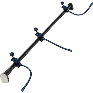 Garland Hangers for Front Door - Adjustable Fits 32"-80" Width Doors, Metal Heavy-Duty Christmas Garland Door Holder for Wreaths, Lights & More, Easy Installation (Black, 59"-67")