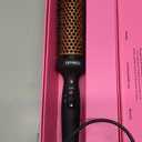 amika blowout babe thermal ionic hairbrush  ionic ceramic round hot styling brush for smoothing & volume, add shine & tame frizz (barrel 1.5)  styling tool (black)