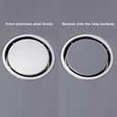 4 inch brushed circular shower floor drain, concealed tile-in installation, complete with sealing ring flange assembly and removable drain cover plate, SUS stainless steel