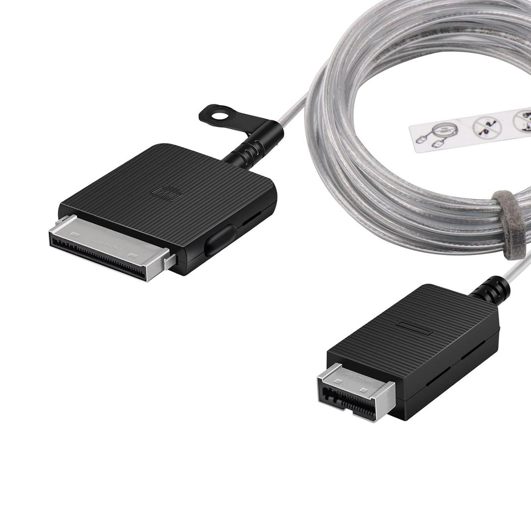 BN39-02470A 5M /16Ft One Connect Cable for Samsung Frame TV QN43LS03 QN49LS03 QN50LS03 QN55LS03 QN65Q90 QN65LS03 QN75LS03 QN65Q80 QN75Q90 QN75Q80 QN82Q90