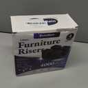 EclatBain Bed Risers Furniture Risers Heavy-Duty Rectangular Adjustable Block Lift to 3 inches and 4.3 inches Desk, Sofa, Chair Legs, Refrigerator, Washing Machine Support up to 4000 pounds