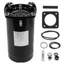 1 HP Black Submersible Steel & Copper Pool Pump Motor Kit 230/115V Replacement for Hayward Super Pump SP2607X10/A.O. Smith Electric Motor