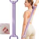 Silicone 4 Tube Resistance Bands with Handles, Single Resistance Bands, Exercise Bands with Comfortable Handles, Resistance Training, Physical Therapy, Home Workouts, Fitness, Pilates