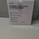 Single Serve Coffee Maker with Built-in Detachable Milk Frother, Iced and Hot Coffee Machine for K Cup & Grounds, 40oz Removable Water Reservoir, 6 Cup Sizes, Fits 7.3" Travel Mug, Black