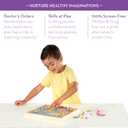 Melissa & Doug Created by Me! Bead Bouquet, Deluxe Wooden Jewelry Making Kit, 220+ Bright Colored Beads & Cords, DIY Necklace & Bracelet Making Kit, Arts & Crafts Toddler Toys for Kids Ages 4+