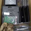 HUYIENO Solar Post Cap Lights Outdoor LED Lighting Deck Fence Light Two Modes Warm White/7 RGB Color Changing Suitable for 4x4 5x5 Wooden Posts (Black, 8pk), HY1238