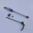 Bike Quick Release Skewer Front & Rear Wheel Axle for Mountain Bike/Road Bike/Bicycle/MTB Wheel HubColorful a Pair