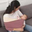 Baby Wrap Carrier, Reversible Bonding Comforter, Soft & Stretchy Baby and Infant Sling, Perfect Baby Carrier Wrap Sling for Newborn and Infant up to 35 lbs.