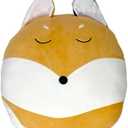 LAIDFUN 15" Original Soft Plush Sleeping Fox Flat Pillow for Kids