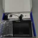 Newentor Weather Station Wireless Indoor Outdoor Thermometer, Color Display Digital Weather Thermometer with Atomic Clock, Barometric Pressure, Forecast Station with Adjustable Backlight,Black,2Sensor