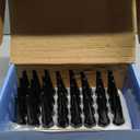 32PCS 9/16-18 Wheel Spike Lug Nuts, Black Spiked Lug Nuts 9/16-18 Solid 4.4" Tall Acorn Lug Nut with 1 Socket Key Replacement for Dakota, Durango, Ram 1500, Ram 2500 3500, Chassis cab, Aspen