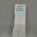 AquaSonic Water Flosser - Cordless Rechargeable Water Flossers for Teeth Cleaning - Waterproof Aqua Flosser, Portable Oral Irrigator for Dental Cleaning with 5 Jet Tips  Braces Home Travel (Satin Purple)