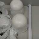 Umbra Triflora Hanging Planter for Window, Indoor Herb Garden, Set of 3, White/Black