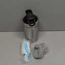Valeska Shaker Bottle - 27oz Stainless Steel Protein Mixer, Wire Whisk Included, BPA Free, Leak Proof (Single Layer)