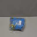 Cielary Kids Girls Belly Dance Halter Top Harem Pants Costume Set Halloween Outfit with Head Veil Waist Chain and Bracelets(Lake Blue, M)