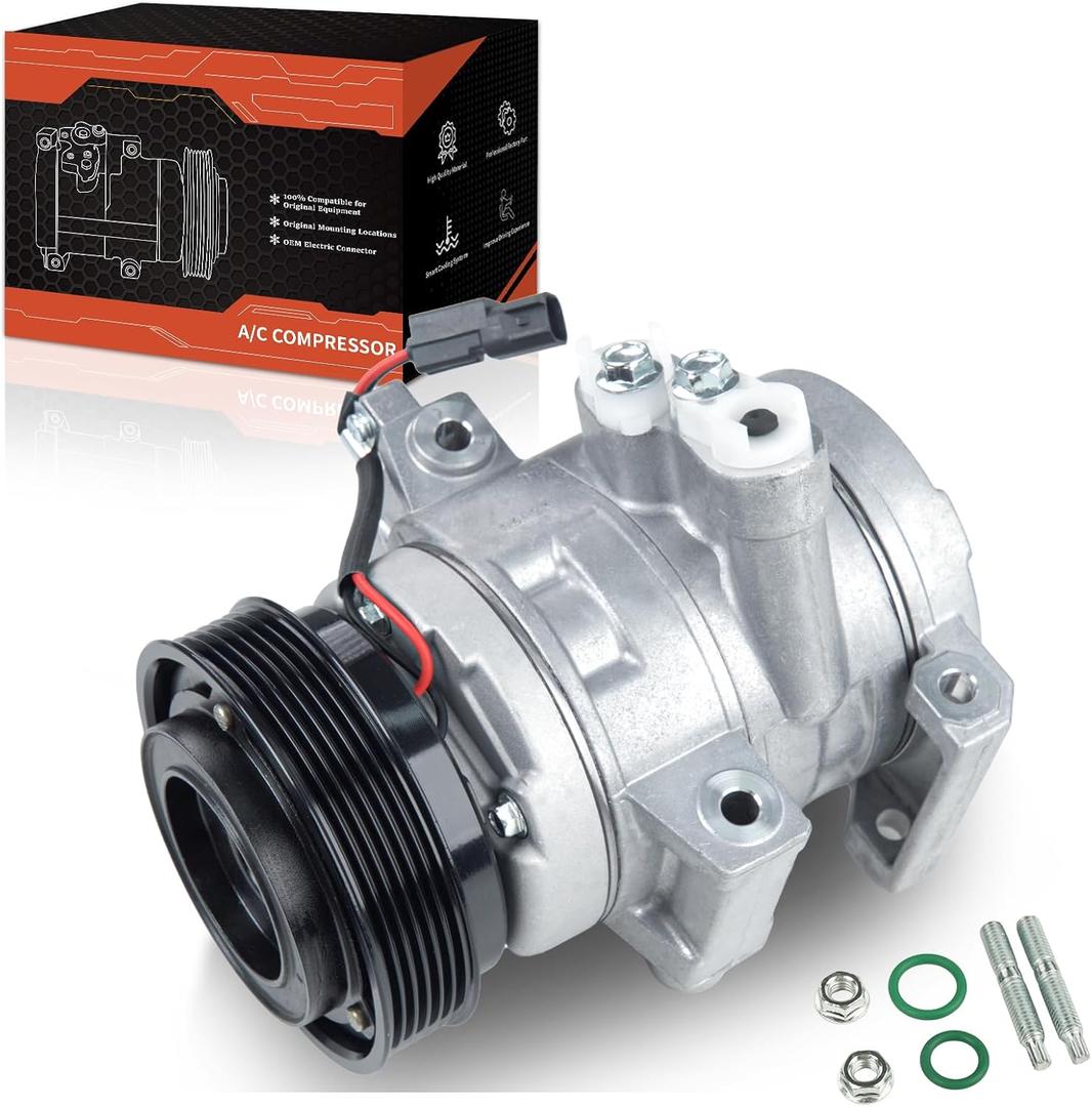 A/C Compressor with Clutch for Ford Focus 2008-2013 Transit Connect 2.0L 2010 2011 2012 Air Conditioning Compressor for CO 11297C