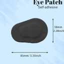 20 Pcs Adhesive Eye Patches for Kids, Medical Eye Patch Disposable Breathable Eyepatch for Amblyopia Lazy Eye Latex Free Adhesive Bandages for Children, 2.95 1.97 inches Black