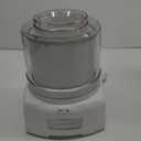 Cuisinart Ice Cream Maker Machine, 1.5 Quart Sorbet, Frozen Yogurt Maker, Double Insulated, White, ICE-21P1