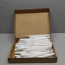 64 Pcs Flameless LED Taper Candles Battery Operated Candles 4 Sizes of 8.5'', 9.65'', 10.83'', 12.8'' Candlesticks Flickering for Halloween Christmas Church Wedding(White)