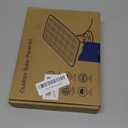 2W Solar Panel for Security Camera Outdoor, USB/USB-C Charger with IP65 Waterproof, 360 Adjustable Mount & 7.2ft Cable, Compatible with Rechargeable Battery Cameras (4 Pack, Black)