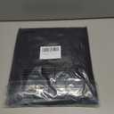 OWENIE Colin 2 Panels Black Curtains 63 Inch Length for Bedroom Living Room, Semi Sheer Light Filtering Linen Textured Window Treatments, Modern Rod Pocket Dining Room, 2 Panels, 42x63 Inch