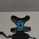 BARKBAY No Pull Dog Harness Front Clip Heavy Duty Reflective Easy Control Handle for Large Dog Walking, Blue, Medium (Chest:22.5-28")