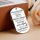 KINMES College Graduation Gifts for Her, Class of 2025 Keychain Inspirational Christian Keychain, Master Degree Phd Graduation Gifts for Her Girls Daughter