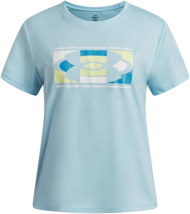 Under Armour Girls' Tech Big Logo Short Sleeve T Shirt, Youth Large