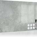 Magnetic Dry Erase Board, 24'' x 18'' Decorative Magnetic Board for Wall, White Board Magnet Board Display Board, Concrete