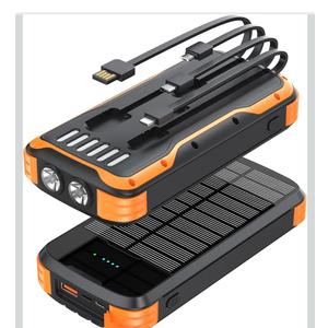 MINRISE Solar Power Bank 40000mAh, Portable Charger PD 20W Fast Charging Solar Charger Power Bank Built in 4 Cables and USB-C in/Output, Camping Essentials External Battery Pack with Flashlights
Amazon's Choice