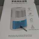 Dehumidifier, Dehumidifier for Home, 68 OZ Water Tank, Small Dehumidifiers for Bedroom (1000sq.ft) with 7 LED Lights, Ultra Quiet & Auto Shut off, Bathroom, Basement, Closet, Garage, RV. (White)