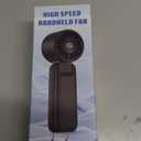 4 in 1 Portable Handheld Turbo Fan, 9000RPM High-Speed Mini, 180 Foldable, 1-100 Speeds, Up to 15H Use, 5000mAh Battery, Powerful Personal Cooling, Hand Held Fan for Travel, Indoor & Outdoor