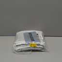 Legging Storage Bag Hanger - Can Hold 24 Leggings, Shirts or Jeans - Foldable Clothes Organizer, Portable Closet Roll Holder (White)