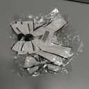 2 x 2PCS Hair Bows for Girls White Bowknot Hair Clips BarrettesLeather Bows with Long Tail Hair Accessories for Girls Toddlers Teens Kids