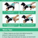 Jollywoods 3 Pack Washable Female Dog Diaper Onesie Sanitary Pantie with Adjustable Suspender, Reusable Fixed Doggie Diapers, Super Absorbent Leakproof for Dog in Heat Cycle, Medium
