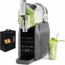 Slushie Machine, No Ice Needed, 88 oz Slushie Machine for Home with Dust Cover, Professional Frozen Drink Maker, 7 Preset Programs+Rinse, Frozen Margaritas, Frapps, Milkshake, and More