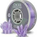 PETG 3D Printer Filament, Dimensional Accuracy +/- 0.03 mm, 1kg Spool(2.2lbs), 1.75 mm Fit for Most 3D PrintersFlash Purple