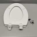 Bemis 1500EC 390 Lift-Off Wood Elongated Toilet Seat, Cotton White (Pack of 1)