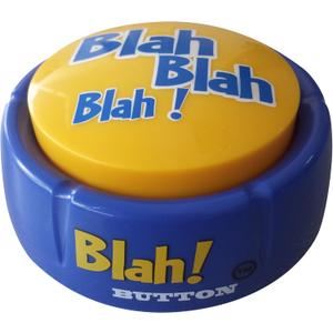 Talkie Toys Products Blah Button - 12 Hilarious Blah Sayings - Talking Toy for Stress Relief & Laughs - Funny Gift & Stocking Stuffer