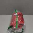 Smiry Velvet Seat Covers for Dining Room Chair Set of 4, Stretch Fit Removable Washable Chair Seat Cushion Protector Slipcovers with Ties, Red